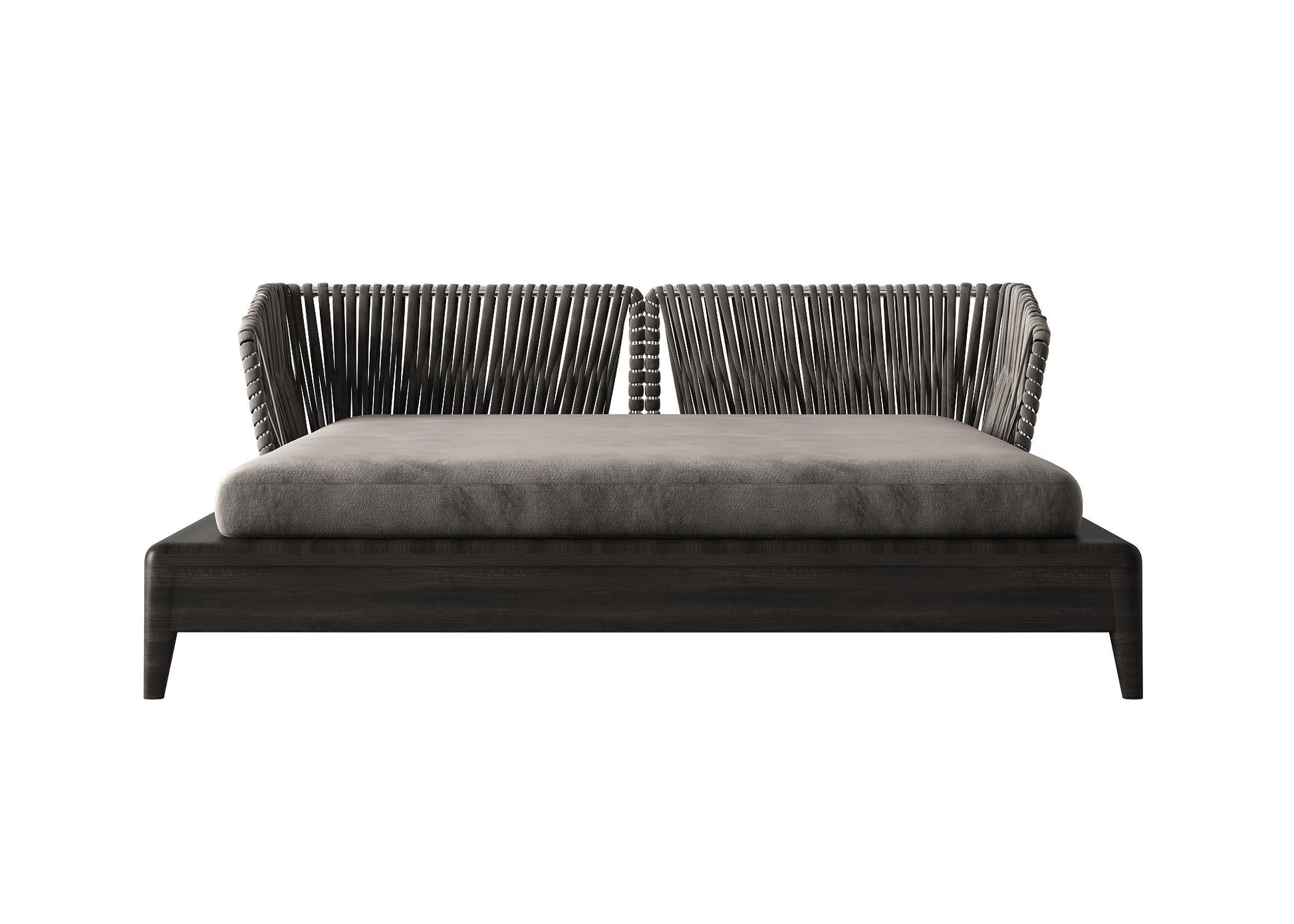 Modern Wicker Bed bed