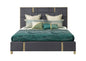 Grey Gold Bed bed
