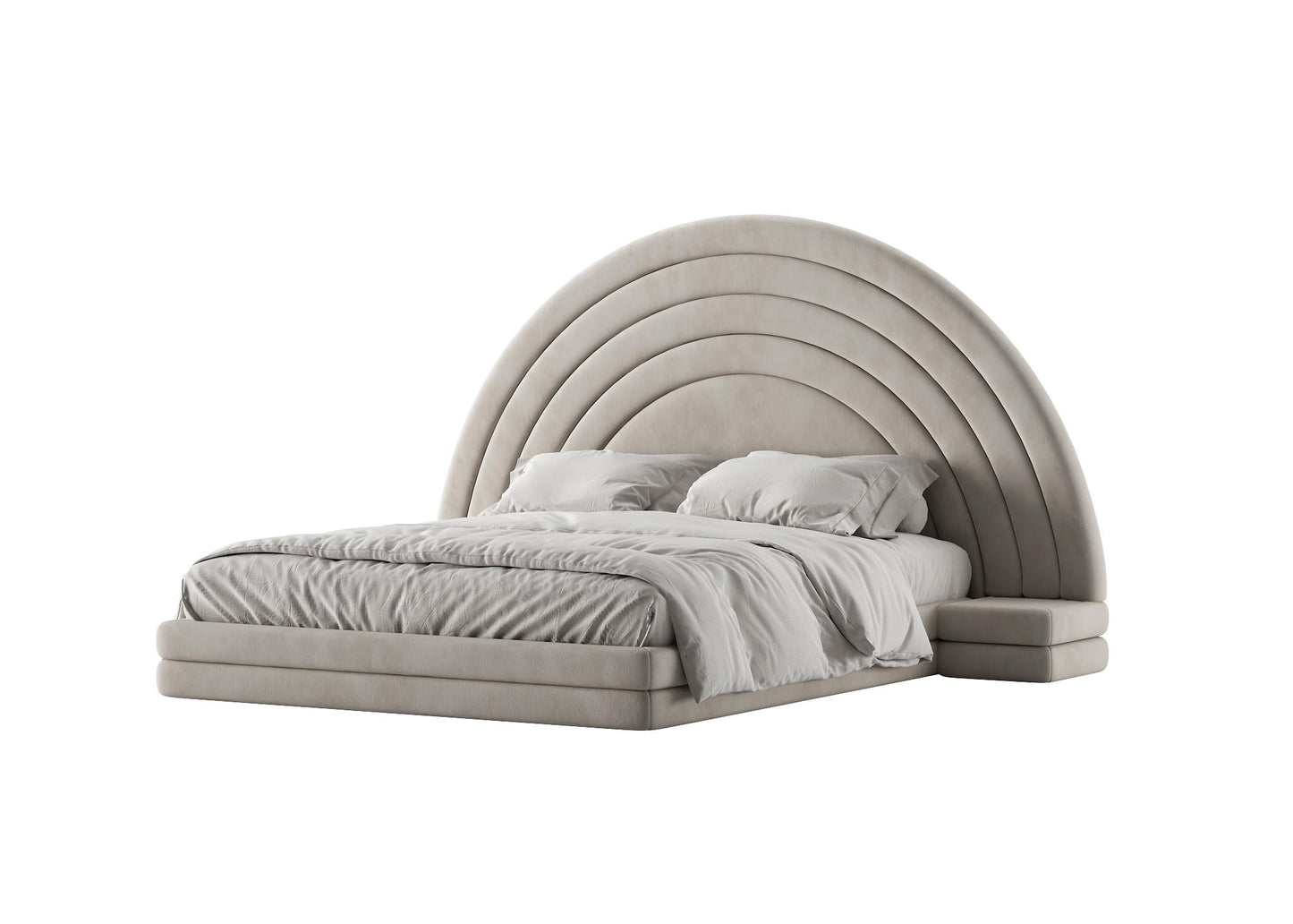 Curved Modern Bed bed
