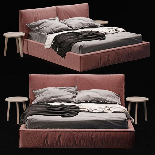 Pink Modern Bed bed