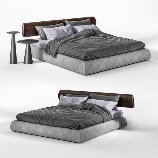 Modern Grey Bed bed