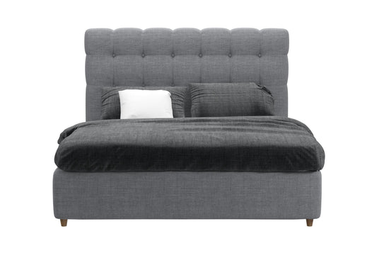 Grey Upholstered Bed bed