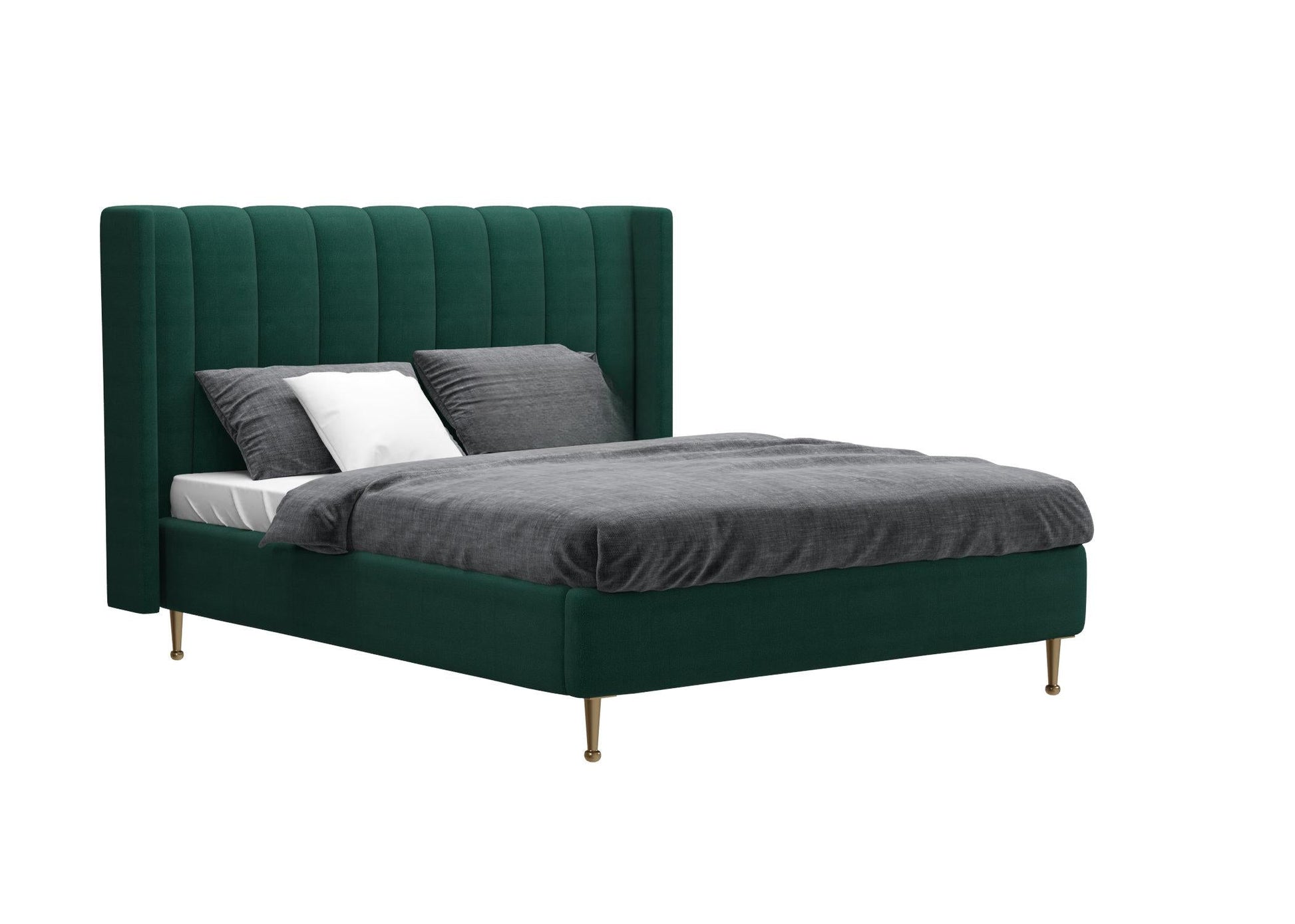 Green Velvet Bed bed