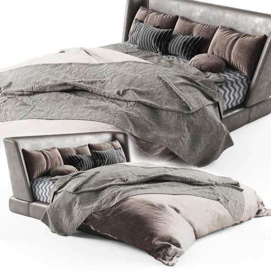 Grey Modern Bed bed
