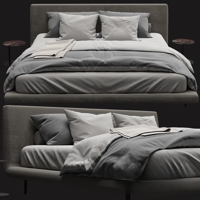 Modern Bed Grey bed