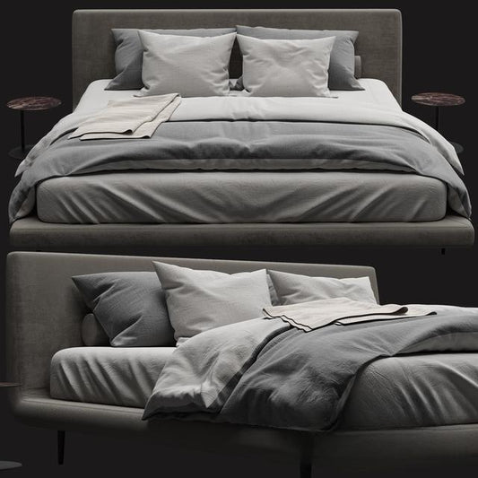 Modern Bed Grey bed