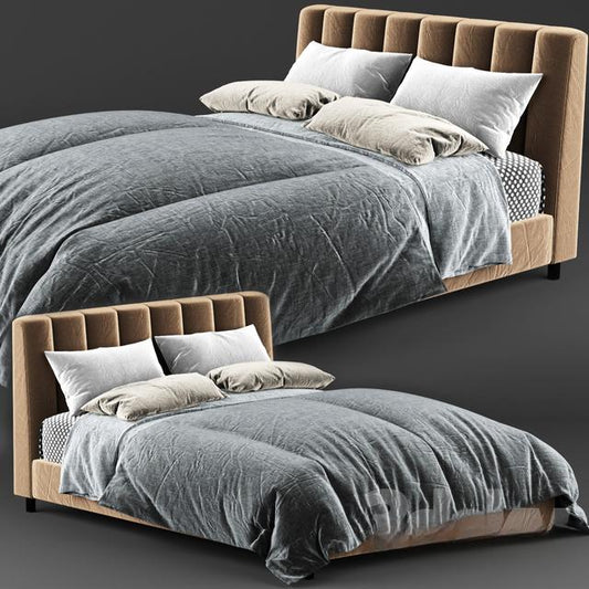 Grey Bed bed