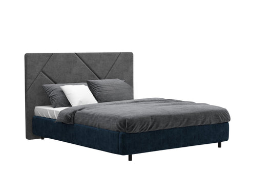 Grey Blue Bed bed