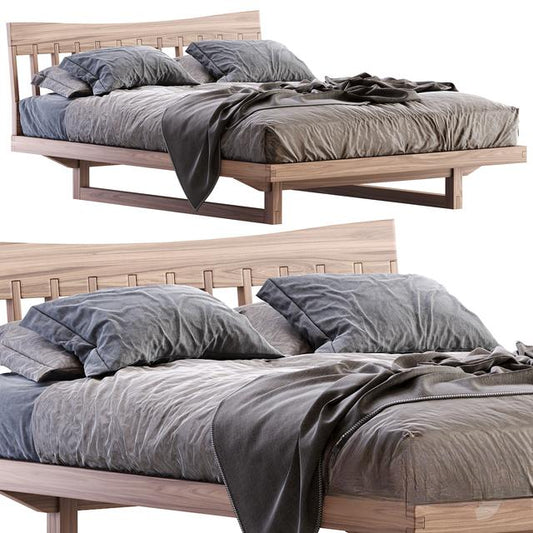 Wooden Bed Modern bed