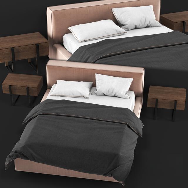 Modern Wooden Bed bed