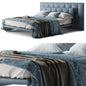 Blue Modern Bed bed
