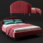 Velvet Modern Bed bed