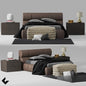 Modern Bed Brown bed