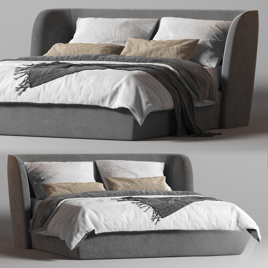 Grey Modern Bed bed
