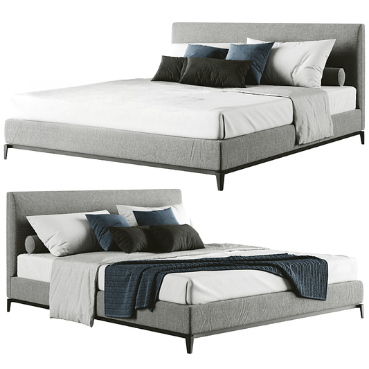 Grey Modern Bed bed