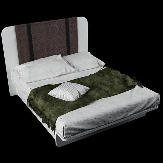 WhiteGreen Bed bed