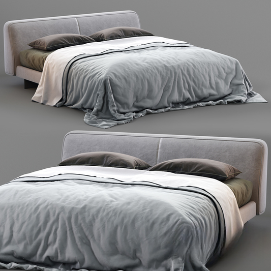 Grey Bed bed