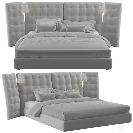 GreyModernBed bed