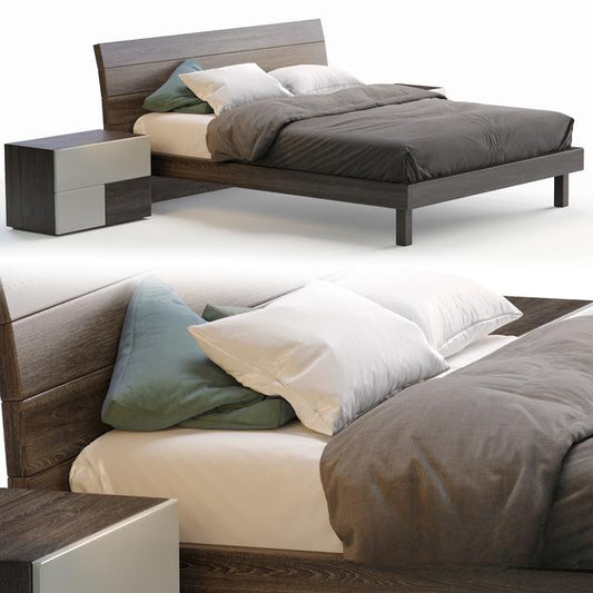 Modern Wooden Bed bed