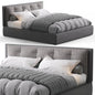 Grey Modern Bed bed