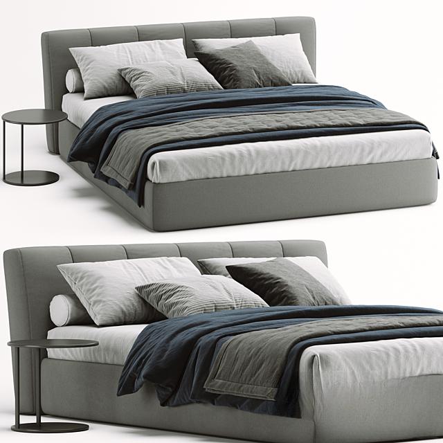 Grey Modern Bed bed