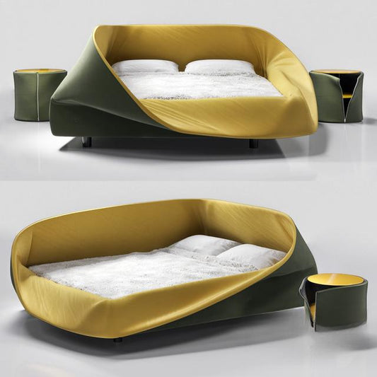 Modern Yellow Bed bed