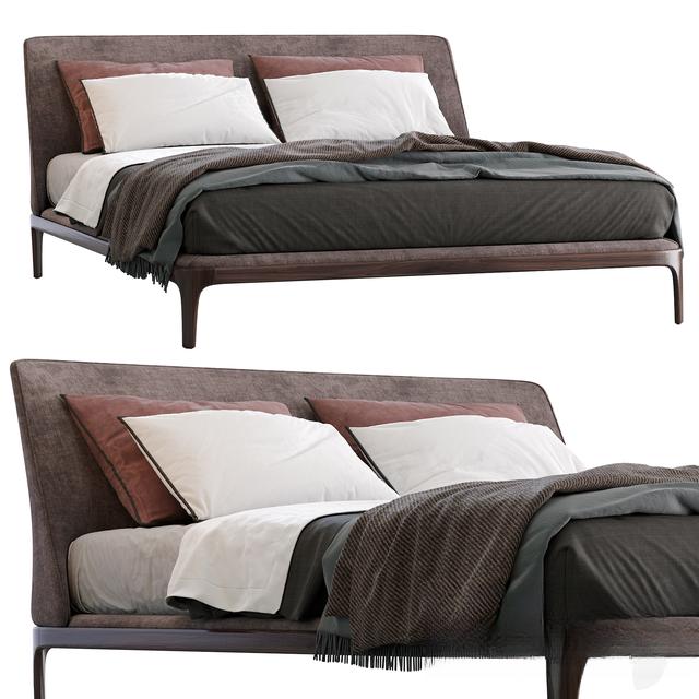 Modern Leather Bed bed