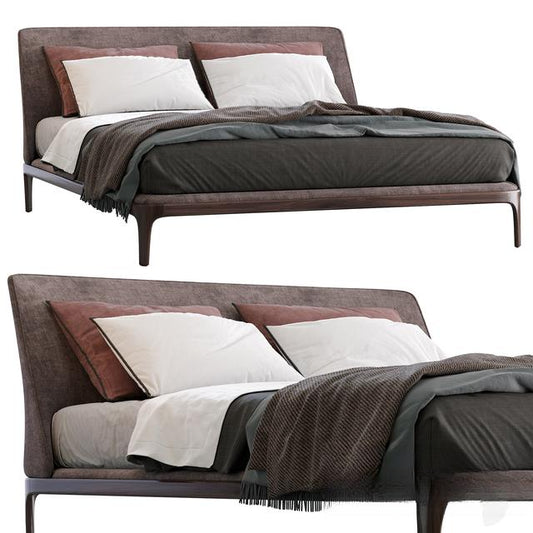 Modern Leather Bed bed