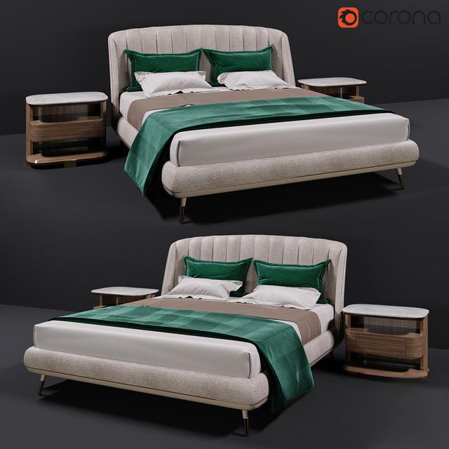 Modern Bed Green bed