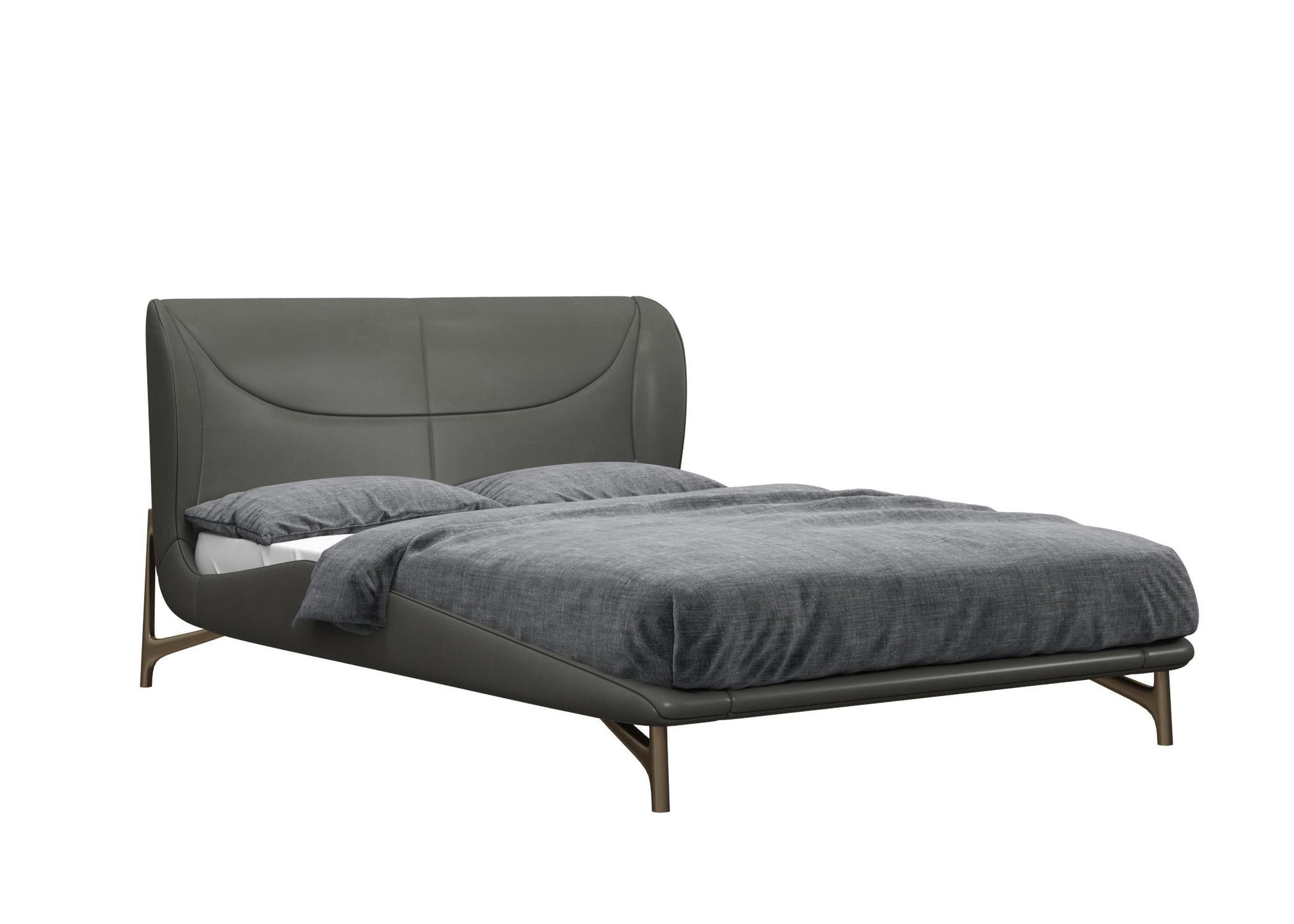 Modern Grey Bed bed