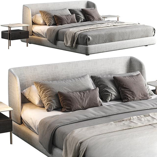 Grey Modern Bed bed