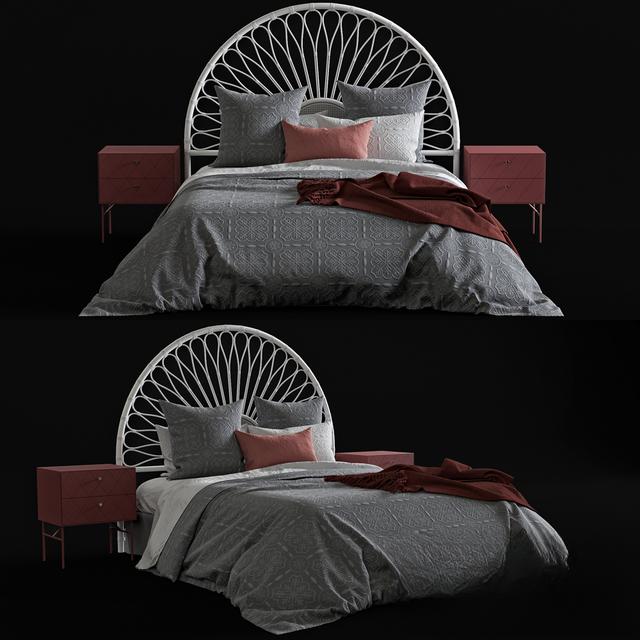 Modern Wrought Iron Bed bed