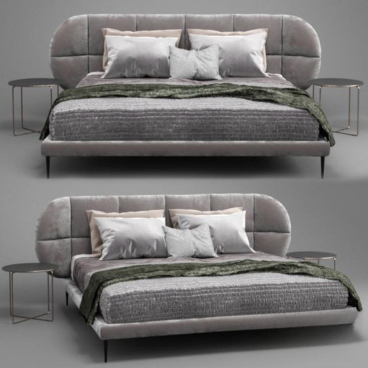 Modern Grey Bed bed