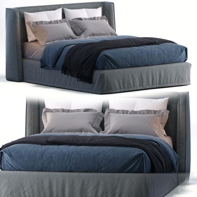 Modern Gray Bed bed