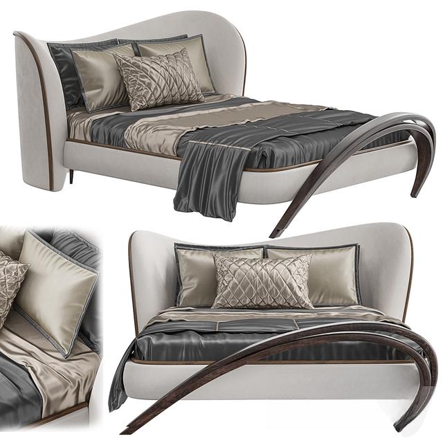 Modern Curved Bed bed