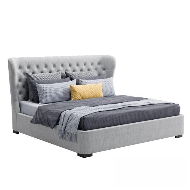 Button Tufted Modern Bed bed