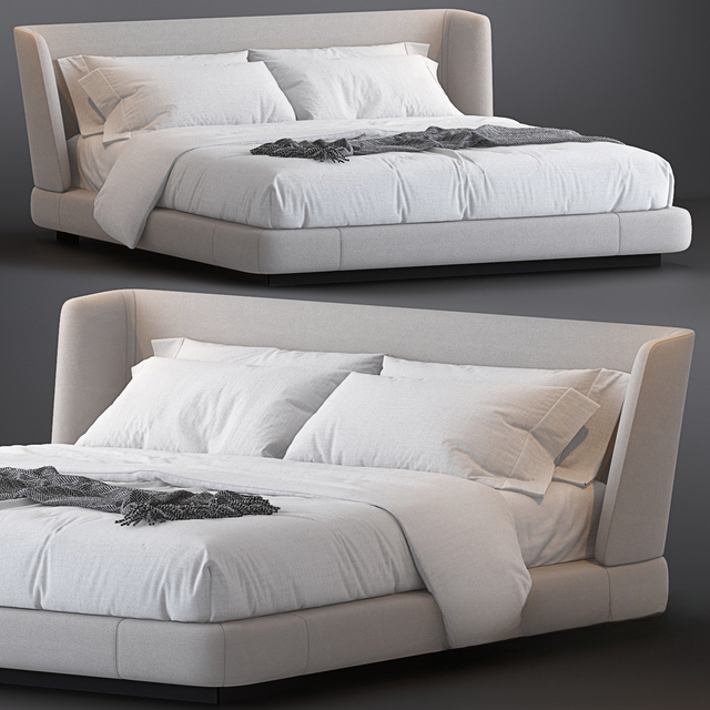 Modern Rectangular Bed bed