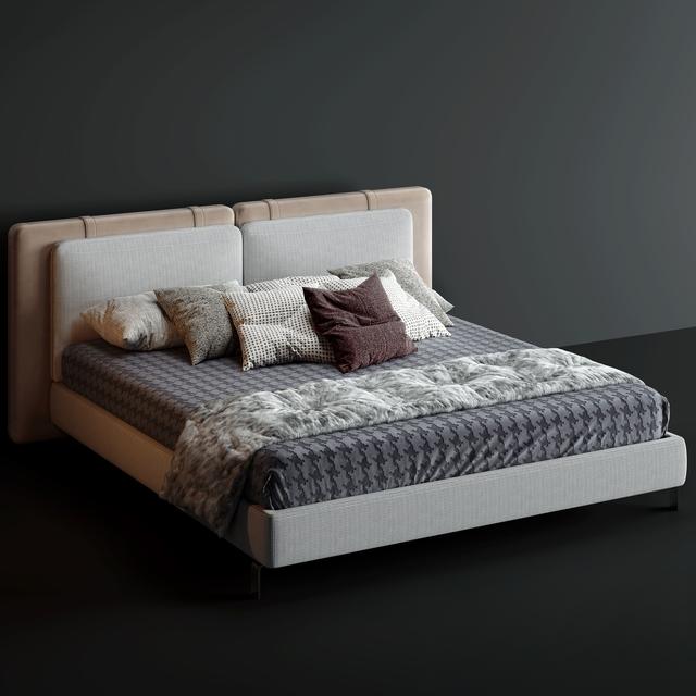 Modern Grey Bed bed