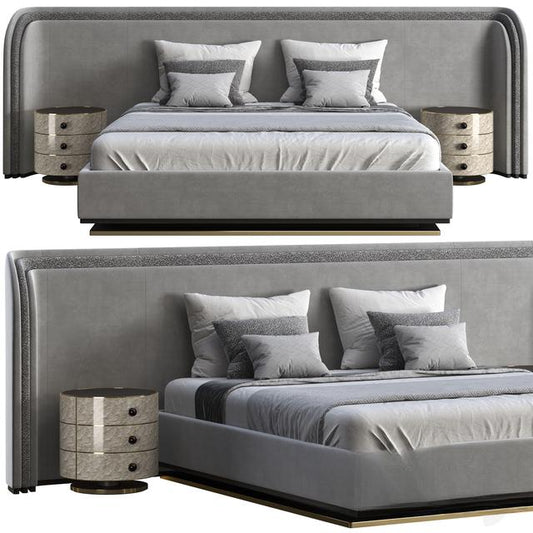 Grey Modern Bed bed