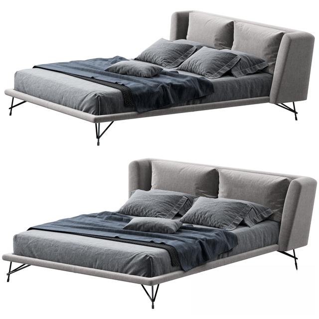 Modern Grey Bed bed