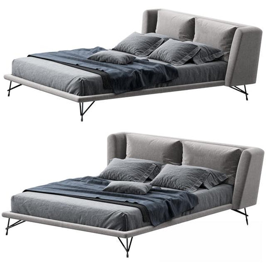 Modern Grey Bed bed