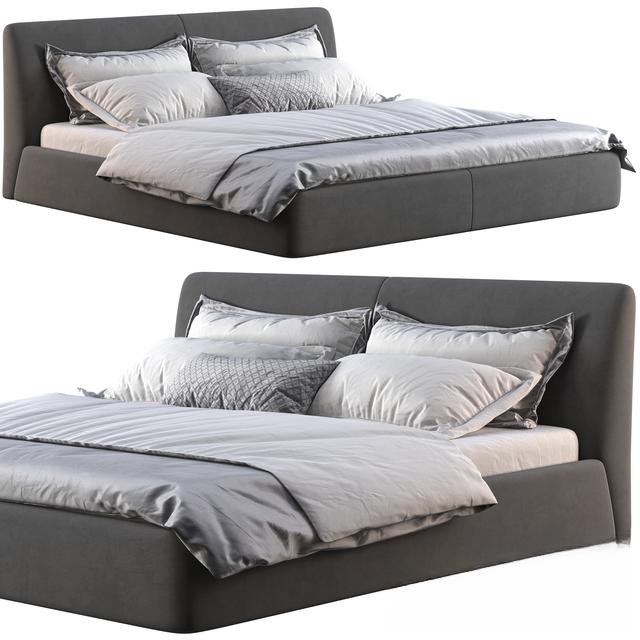 Modern Grey Bed bed