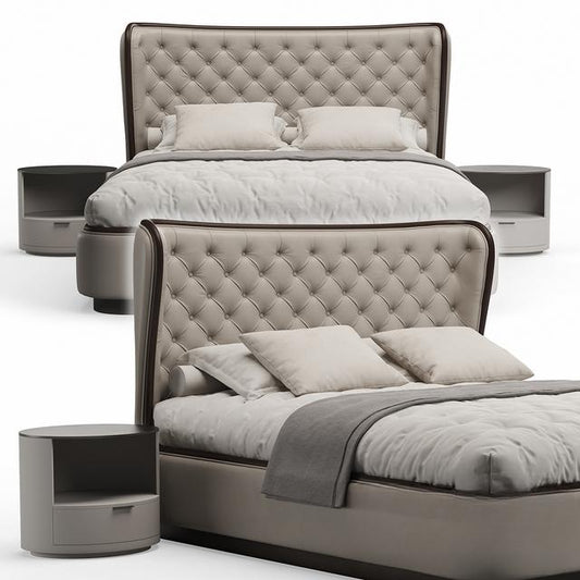 Quilted Modern Bed bed