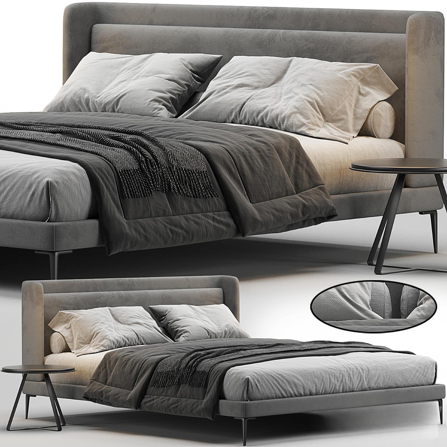 Grey Modern Bed bed