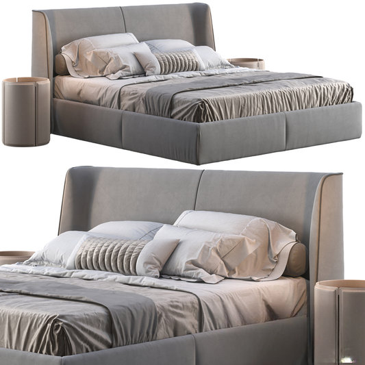 Grey Modern Bed bed