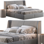 Grey Modern Bed bed
