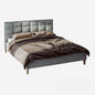 Grey Square Bed bed