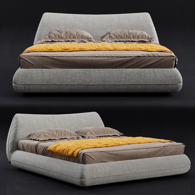 Modern grey Bed bed