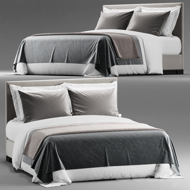 Modern Gray Bed bed
