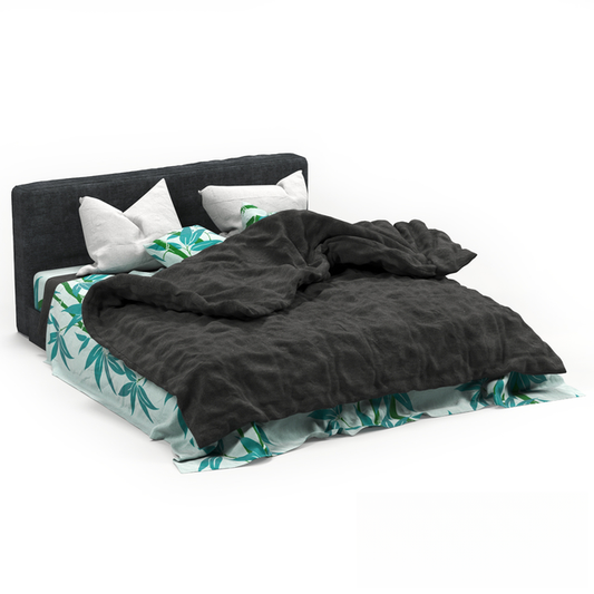 Modern Bed GreenPattern bed